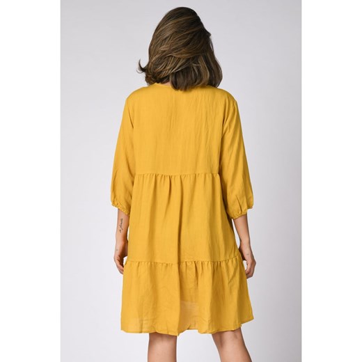 Sukienka Plus Size Company casualowa z bawełny oversize'owa mini