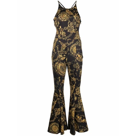 Versace Jeans Couture, Trousers Czarny, female, rozmiary: 36 IT,42 IT,40 IT 40 IT showroom.pl