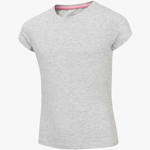 Koszulka Dziewczęca 4F Z Krótkim Rękawem Bawełniana T-Shirt 146 darcet