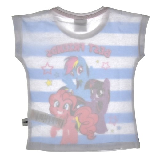 T-shirt dziecięcy My Little Pony niebieski w paski Licencja 116 Sklep Dorotka wyprzedaż