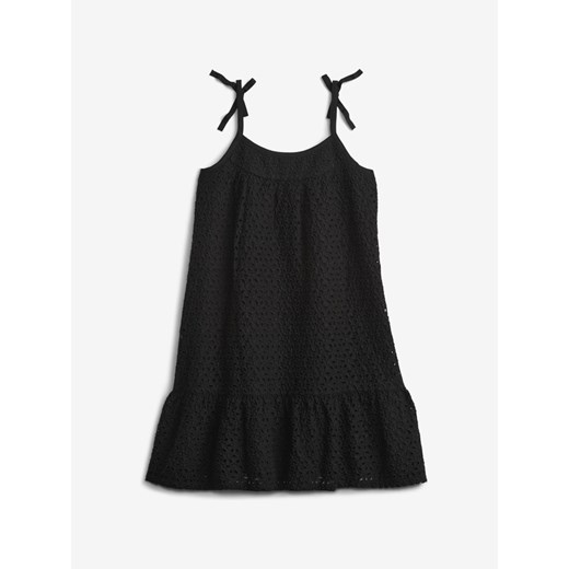 Sukienka Gap na ramiączkach czarna casual mini na lato 
