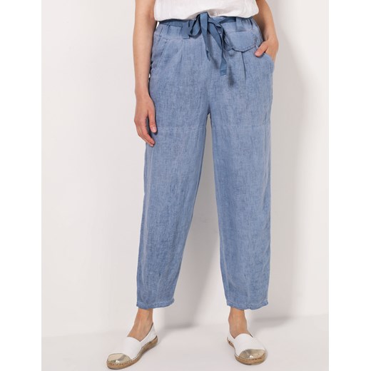 UNISONO Spodnie z szerokimi nogawkami - 147-D572 JEANS Unisono S wyprzedaż Unisono