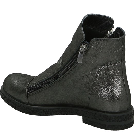 VENEZIA Czarne botki z nubuku - 023259 BLACK Venezia 41 okazja Venezia