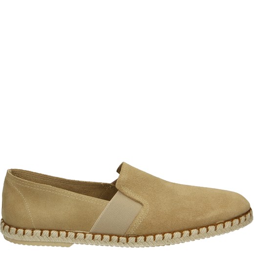 VENEZIA Beżowe espadryle męskie - 1055 SER AREN Venezia 43 okazja Venezia