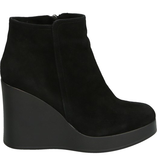VENEZIA Botki na koturnie - 361450 BLACK Venezia 38 okazyjna cena Venezia