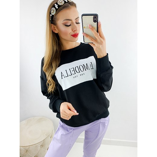 Bluza La Modella II czarna Novvi.pl one size okazyjna cena Novvi