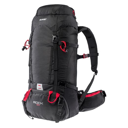 Plecak turystyczny HITEC ROCK 50 BLACK/HIGH RISK RED 38376-BLK/H R RED sklepmartes.pl