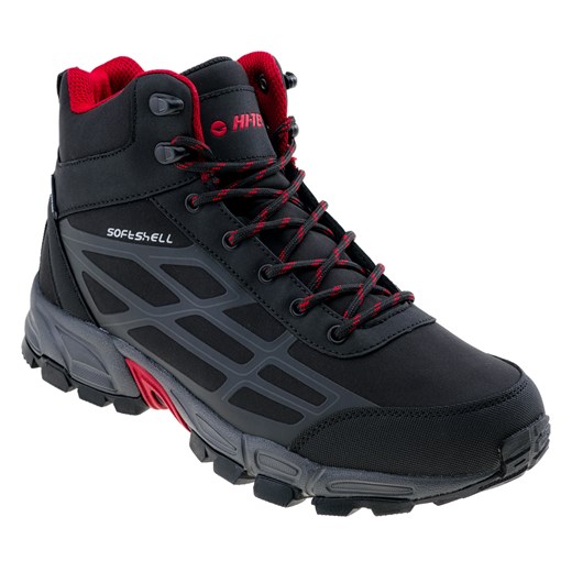 Męskie Buty turystyczne HITEC MITOKO MID WP BLACK/TANGO RED 88724-BLK/TAN R 46 promocja sklepmartes.pl