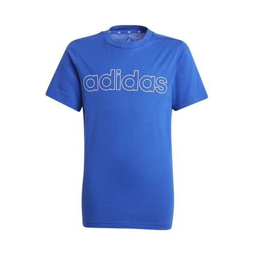 Dziecięca Koszulka ADIDAS B LIN T ROYBLU/WHITE GN4011 152 okazyjna cena sklepmartes.pl