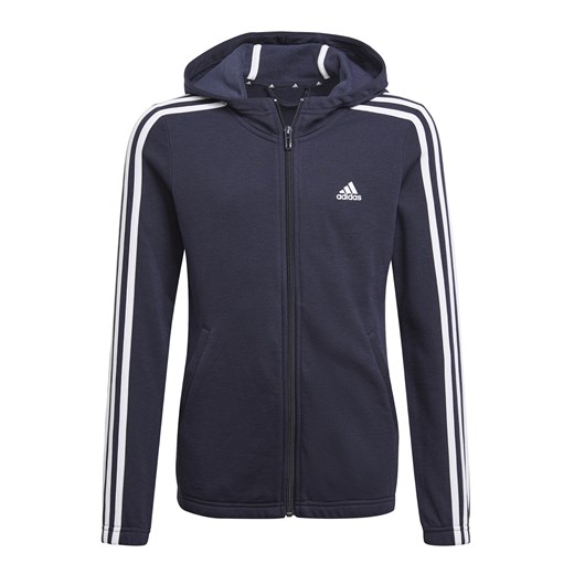 Dziecięca Bluza ADIDAS G 3S FZ HD LEGINK/WHITE GQ8357 140 promocja sklepmartes.pl