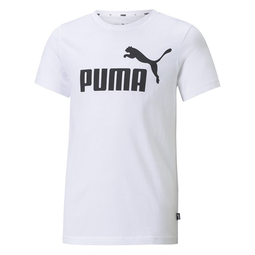 Dziecięca Koszulka PUMA ESS LOGO TEE B PUMA WHITE 58696002 Puma 128 promocja sklepmartes.pl