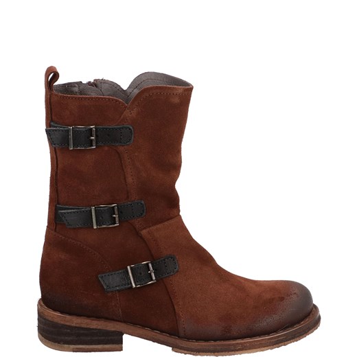 VENEZIA Zamszowe botki - C876 BROWN-BLACK Venezia 38 Venezia