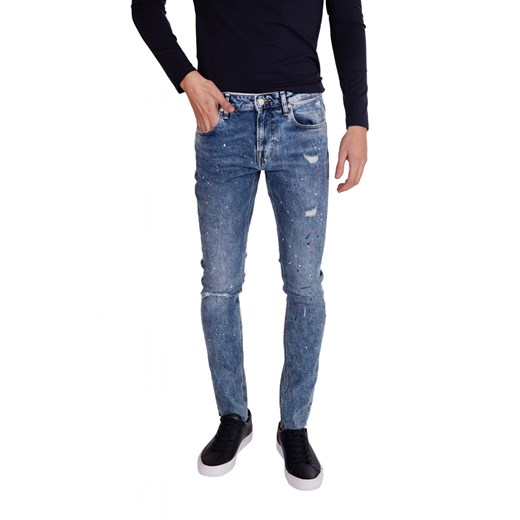Guess Męskie Jeansy Chris Skinny Fit Guess 34/32 promocja Mont Brand