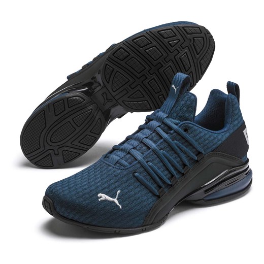 Męskie Buty casual PUMA AXELION BLOCK DARK DENIM-PUMA BLACK 19314803 Puma 39 wyprzedaż sklepmartes.pl
