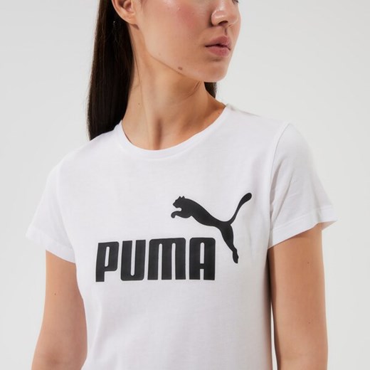 PUMA T-SHIRT ESS LOGO TEE - PUMA WHITE Puma S Sizeer