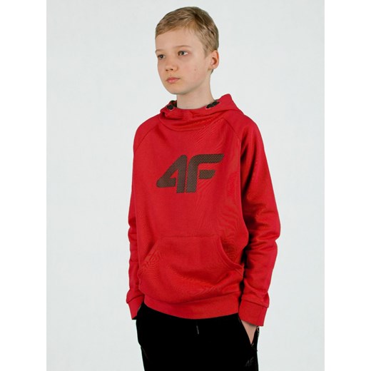 Bluza chłopięca 4F czerwona jesienna