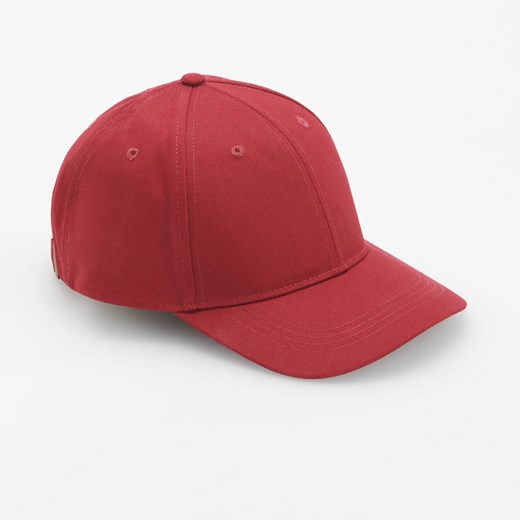 Reserved - Bawełniana czapka z daszkiem - Bordowy Reserved ONE SIZE promocja Reserved