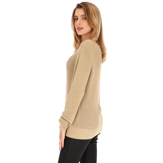Połyskujący sweter z delikatnym wzorem Smashed Lemon 21732 Smashed Lemon 34 Eye For Fashion