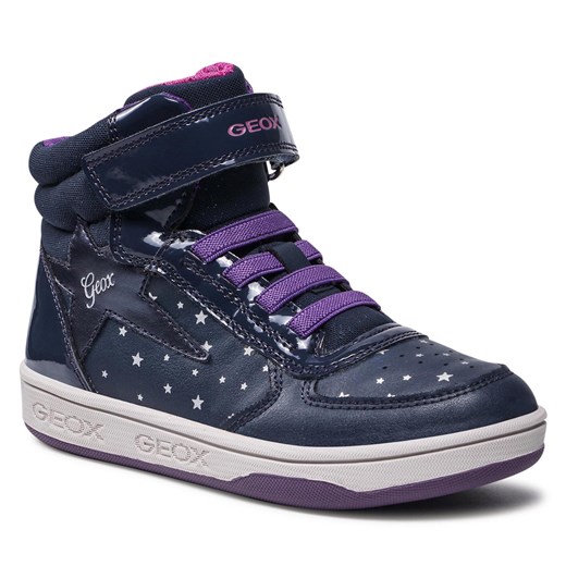 Sneakersy GEOX - J Maltin G. A J1600A 05402 C4267 S Navy/Violet Geox 31 eobuwie.pl