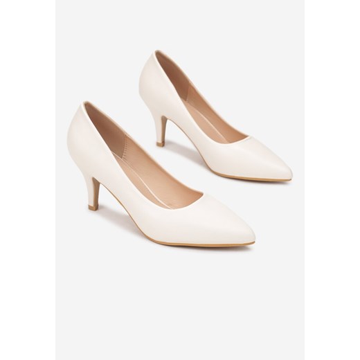 Beżowe Szpilki Doramna 40 born2be.pl