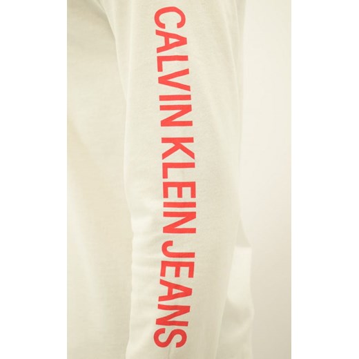 Longsleeve męski Calvin Klein Jeans biały Calvin Klein S okazyjna cena Royal Shop