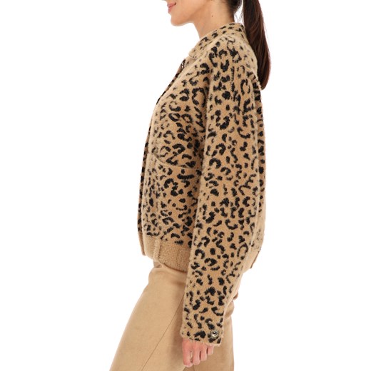 Dzianinowa kurtka ze wzorem w panterkę Rino & Pelle Bubbly Rino & Pelle 42 Eye For Fashion