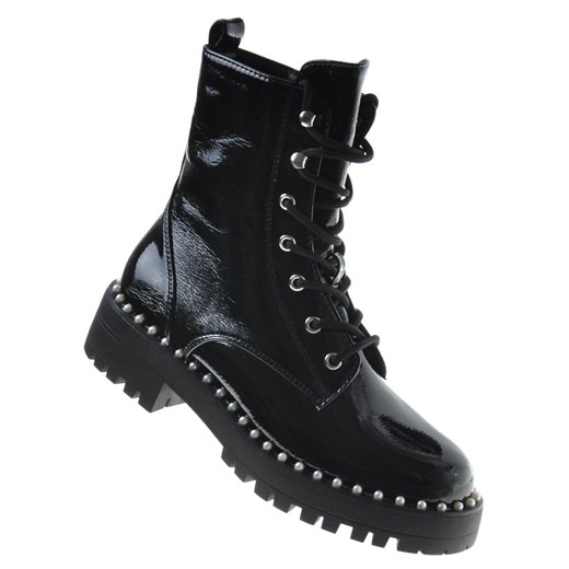 Botki Pantofelek24 jesienne casual skórzane