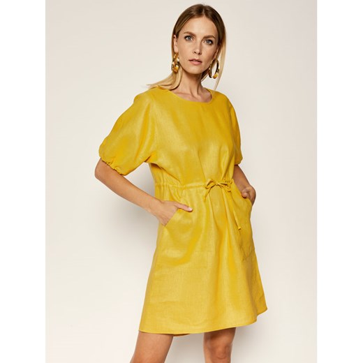 MAX&Co. Sukienka codzienna Dispone 62210320 Żółty Regular Fit 40 promocja MODIVO