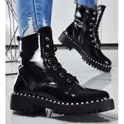 Botki Pantofelek24 casual skórzane