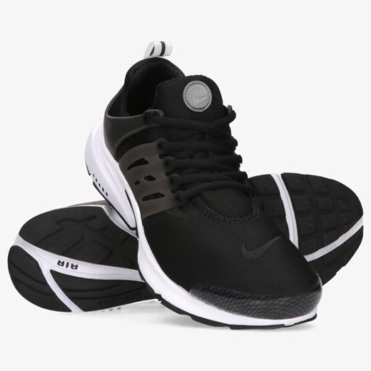 Buty sportowe męskie czarne Nike presto sznurowane 