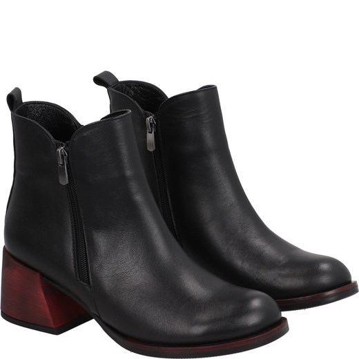 Botki Venezia eleganckie na zamek 