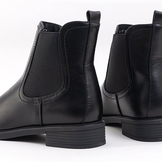 Klasyczne czarne sztyblety Kepti - Obuwie Royalfashion.pl 41 royalfashion.pl