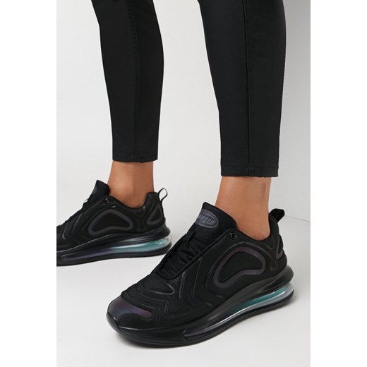 Czarne Holograficzne Sneakersy Ethemisa 38 born2be.pl