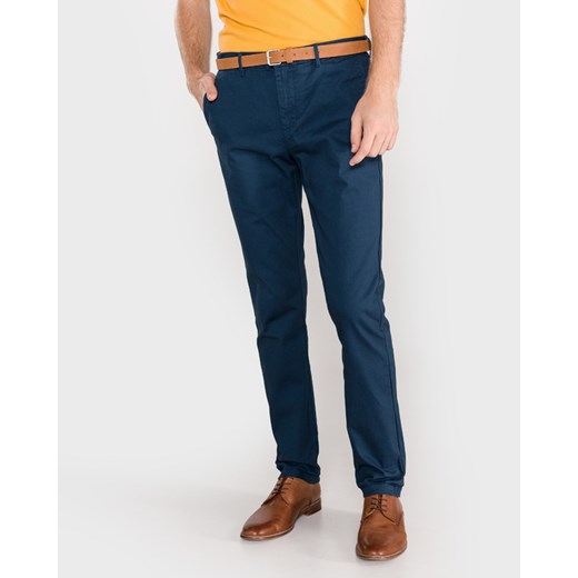 Niebieskie spodnie męskie SCOTCH&SODA casual 