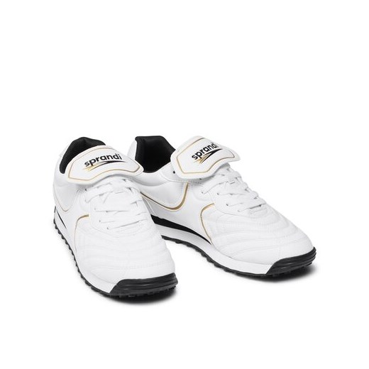 Buty sportowe męskie białe Sprandi na wiosnę sznurowane 