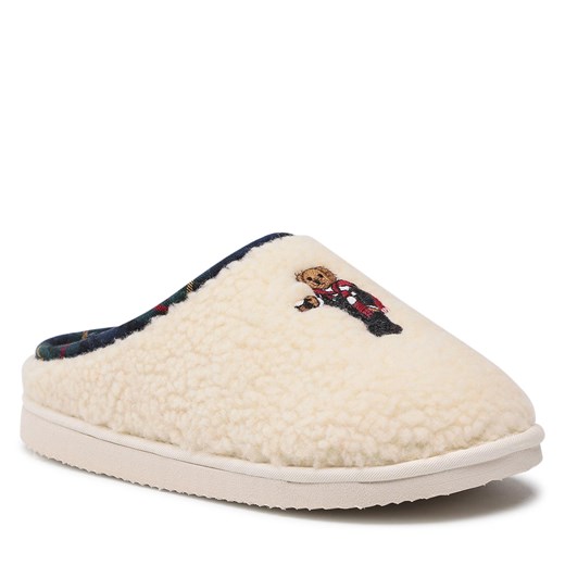 Kapcie POLO RALPH LAUREN - Charlotte Scuff Bear RF103285 Cream Polo Ralph Lauren 36 eobuwie.pl