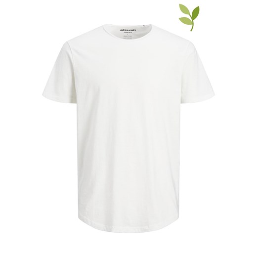 Koszulka "Basher" w kolorze białym Jack & Jones XXL okazja Limango Polska
