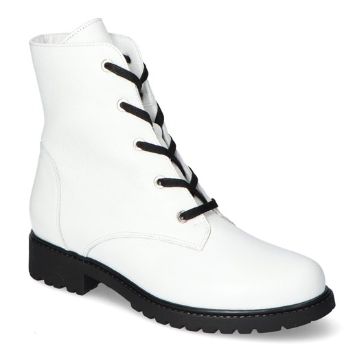 Botki Luca Cavialli 7267 Biały Groch ze sklepu Arturo-obuwie w kategorii Workery damskie - zdjęcie 120443038