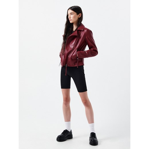 Cropp - Kurtka biker - Bordowy Cropp L Cropp