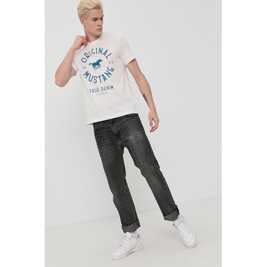 Mustang - T-shirt bawełniany Mustang M ANSWEAR.com