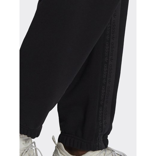 Spodnie męskie Adidas Originals czarne na jesień 