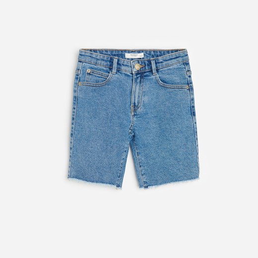 Reserved - Jeansowe szorty - Niebieski Reserved 158 okazyjna cena Reserved