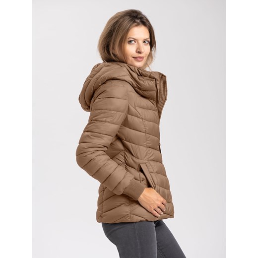 Kurtka damska krótka z kapturem 
