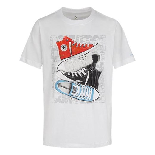 T-shirt chłopięce biały Converse 
