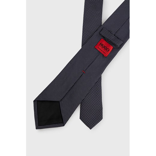 Granatowy krawat Hugo Boss 