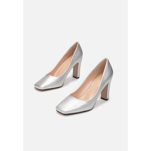 Srebrne Czółenka Thessedeia Renee 41 renee.pl