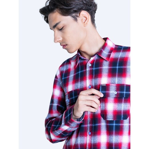 KOSZULA MĘSKA FLANELOWA W KRATĘ NEVADA 603 XL Big Star