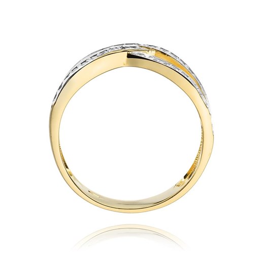 złoty pierścionek z brylantem 0.24ct Irbis.style 6 irbis.style