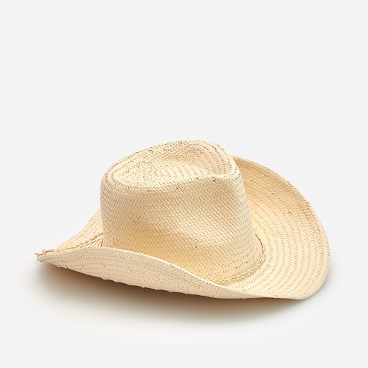 Reserved - Słomkowy kapelusz - Beżowy Reserved S Reserved okazja