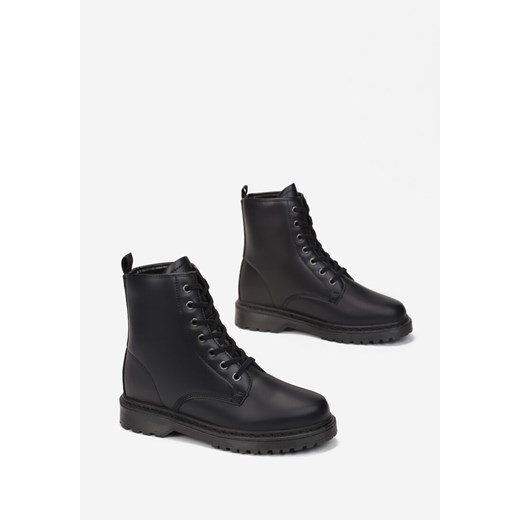 Czarne Traperki Calathe Renee 41 renee.pl